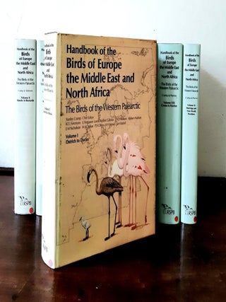 HANDBOOK OF THE BIRDS OF EUROPE THE MIDDLE EAST AND NORTH AFRICA The Birds of the Western Palearctic Volume I-IX.