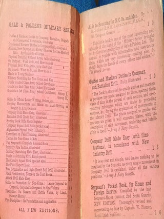 AIDS TO SCOUTING FOR N.C.Os & MEN (Gale & Polden's Military Series).