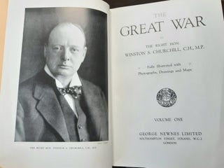 THE GREAT WAR Fully Illustrated with Photographs Drawings and Maps in Three Volumes.