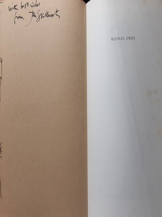 WILFRED OWEN A Biography.