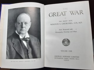 THE GREAT WAR Fully Illustrated with Photographs Drawings and Maps in Three Volumes.