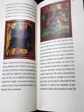 BESTIARY Being an English Version of the Bodleian Library Oxford M.S. Bodley 764 with All the Original Miniatures Reproduced in Facsimile.