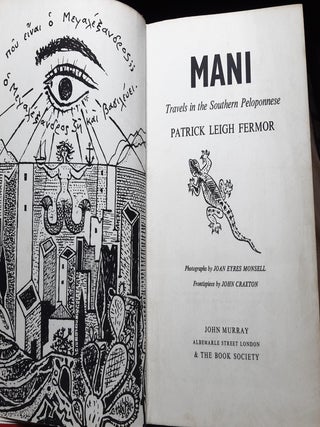 MANI Travels in the Southern Peloponnese.