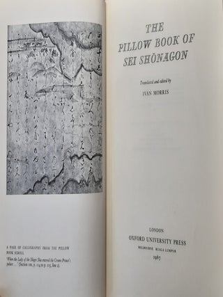 THE PILLOW BOOK OF SEI SHONAGON & COMPANION VOLUME.