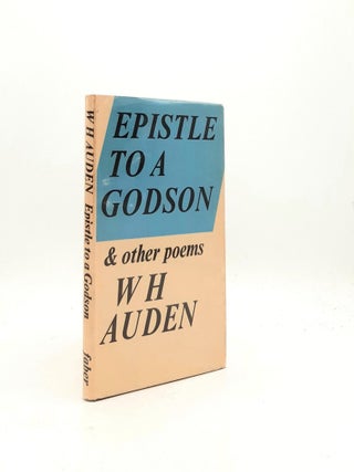 Item #199808 EPISTLE TO A GODSON And Other Poems. AUDEN W. H
