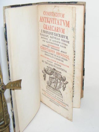 Item #86037 COMPENDIUM ANTIQUITATUM GRAECARUM E PROFANIS SACRARUM Editio Altera Auctior et...