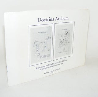 Item #88361 DOCTRINA ARABUM Science and Philosophy in Mediaeval Islam and Their Transmission to...