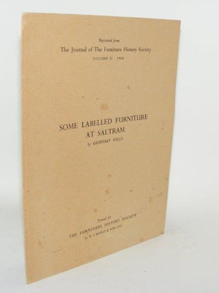 Item #99935 SOME LABELLED FURNITURE AT SALTRAM. WILLS Geoffrey